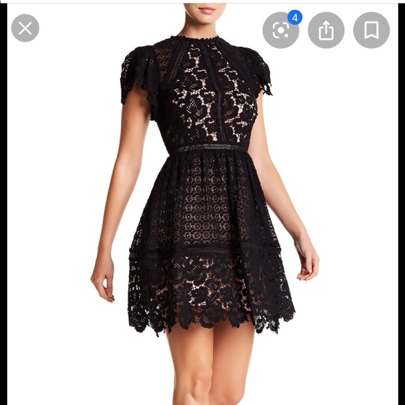 Rebecca Taylor Dresses & Skirts - Rebecca Taylor Butterfly Sleeve Lace Dress (NWOT)